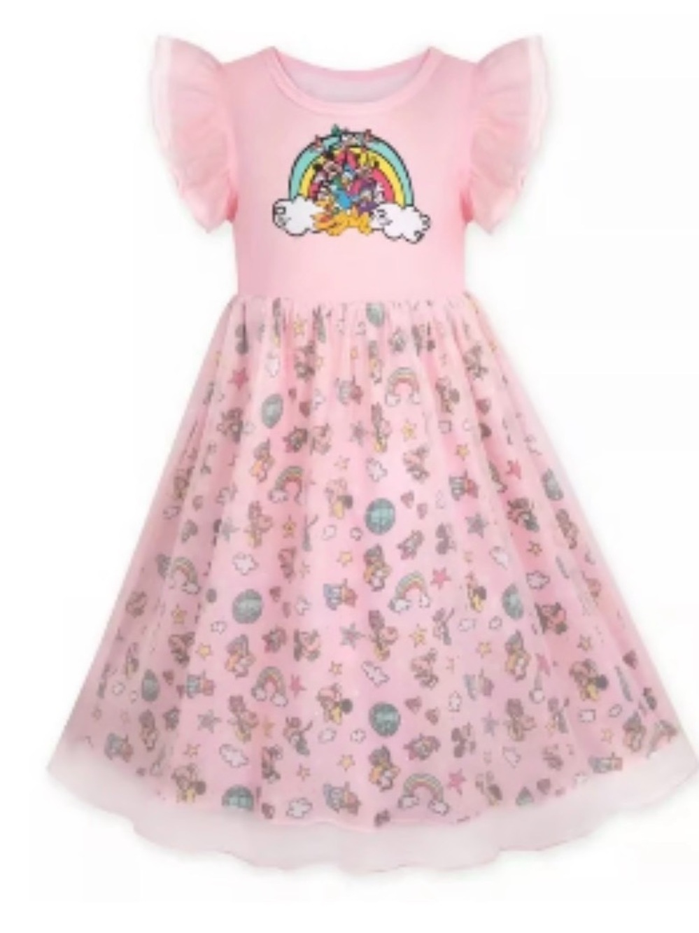 Little Girls Disney Parks Sleep Dress Size 7/8 New Tags Mickey Mouse & Friends